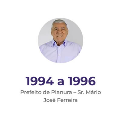 Presidente da AMVALE - Gestão 1994 a 1996